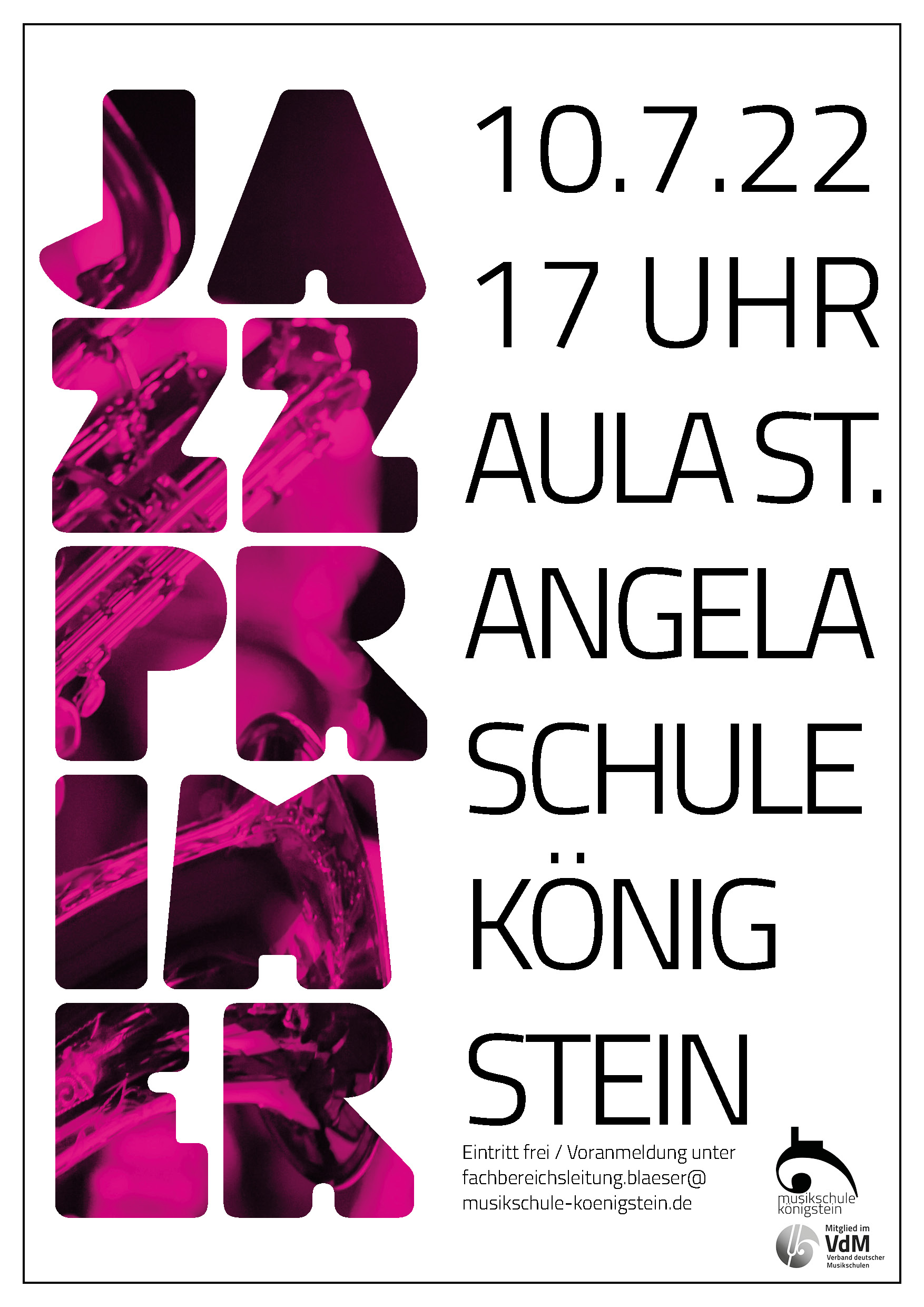 Konzert des jungen Musikschul Jazzensembles JAZZ PRIMER